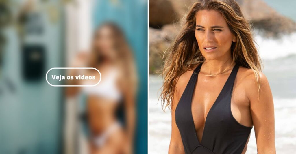 Liliana Santos soma elogios, em biquíni de crochet da Cawé