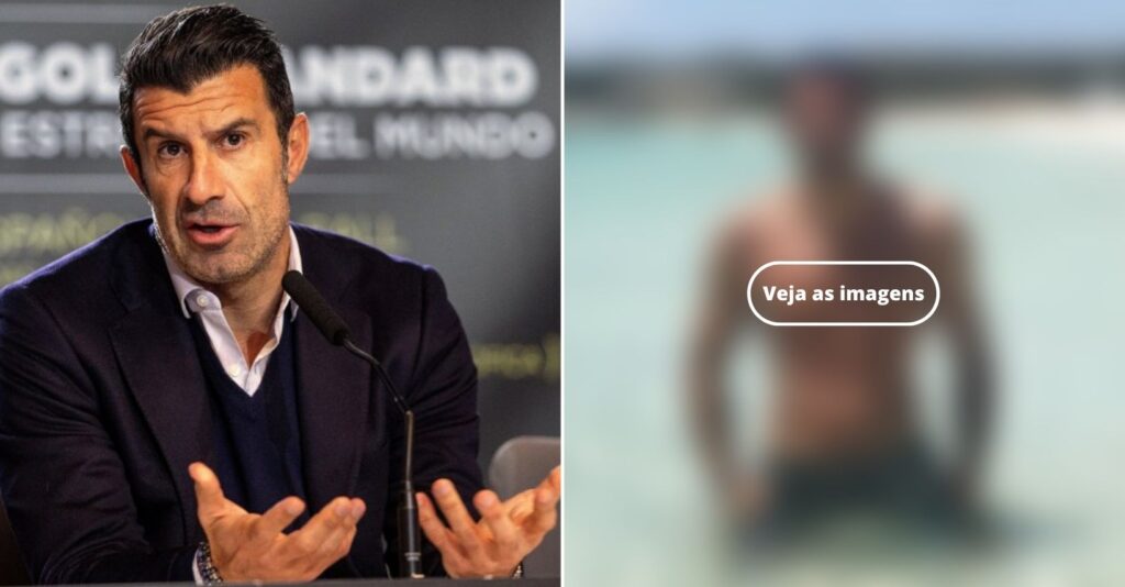 Luís Figo aos 49 anos tem um corpo musculado: