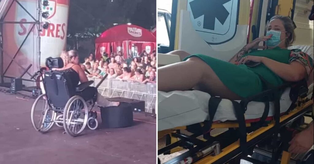 Micaela dá concerto em cadeira de rodas após sofrer fratura grave, veja os vídeos e as imagens: