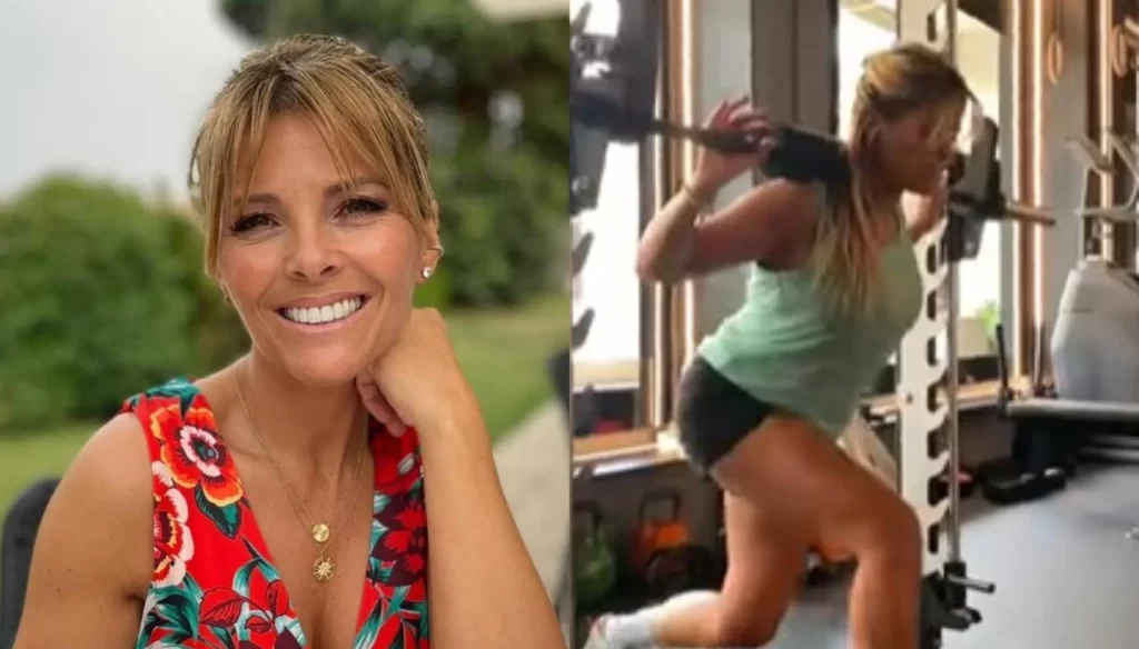 Não há desculpas! Sónia Araújo grava imagens durante treino