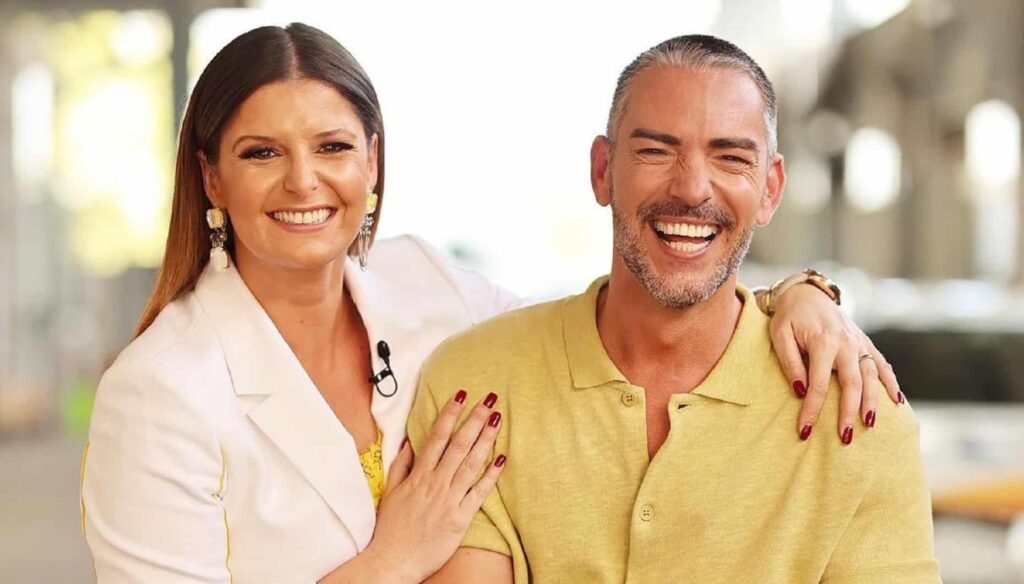 Maria Botelho Moniz fica de boca aberta com Cláudio Ramos