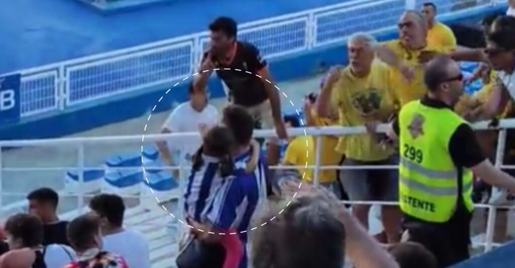 Jogo Estoril-Porto: Adepto, Pai e filha cuspidos e insultados por adeptos do Estoril