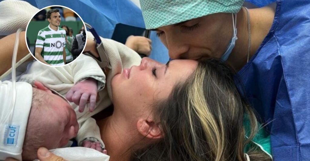 FOTOS: Filho de João Palhinha e de Patrícia Palhares já nasceu!