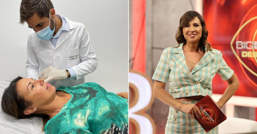 Marta Cardoso em tratamento estético