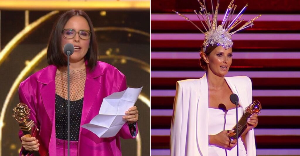 Joana Marques não resiste e goza com Cristina Ferreira nos Globos da SIC