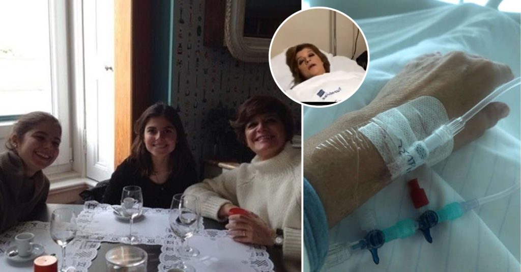 Aos gritos e com fortes dores! Filhas estão ao lado da mãe, JÚLIA está há vários dias internada!
