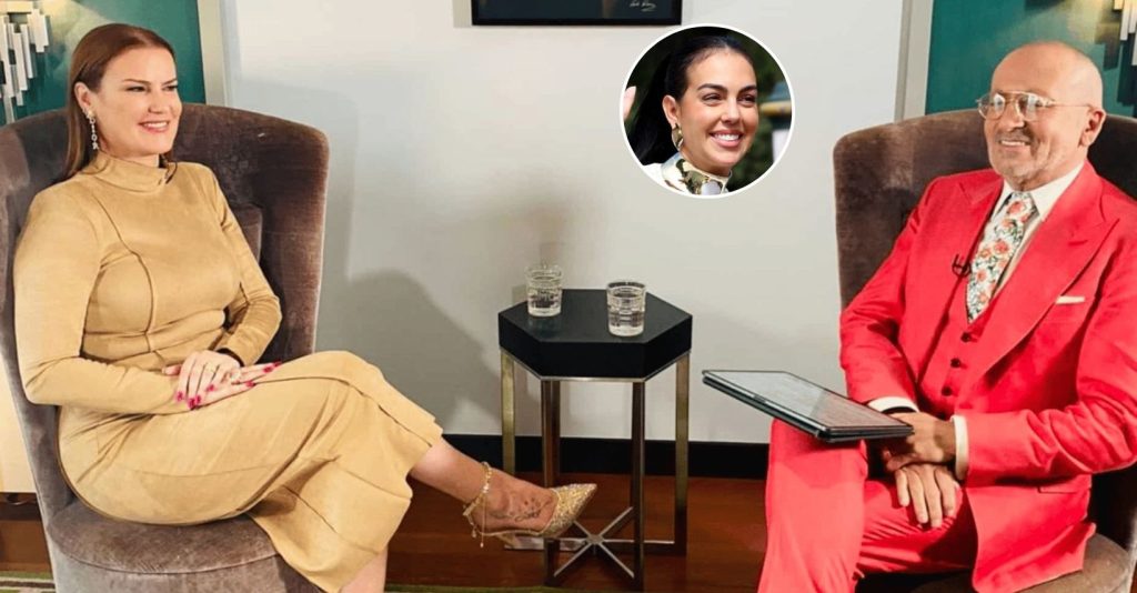 Goucha faz pergunta a Elma Aveiro sobre Georgina: “Só mesmo ele para me fazer falar para televisão”