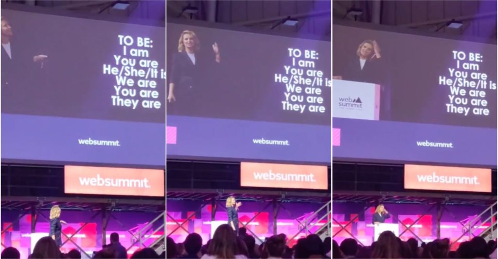 VIRAL! Na Web Summit, Cristina Ferreira ensinou o verbo “to be”
