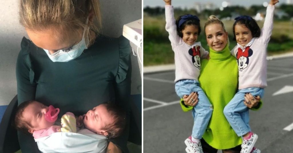 Luciana Abreu partilha fotos inéditas do nascimento das gémeas!