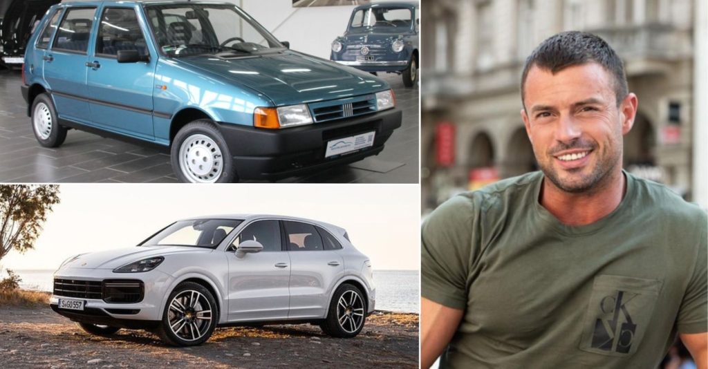 Marco Costa relembra a sua caminhada, mostrando o seu carro antigo ao atual!