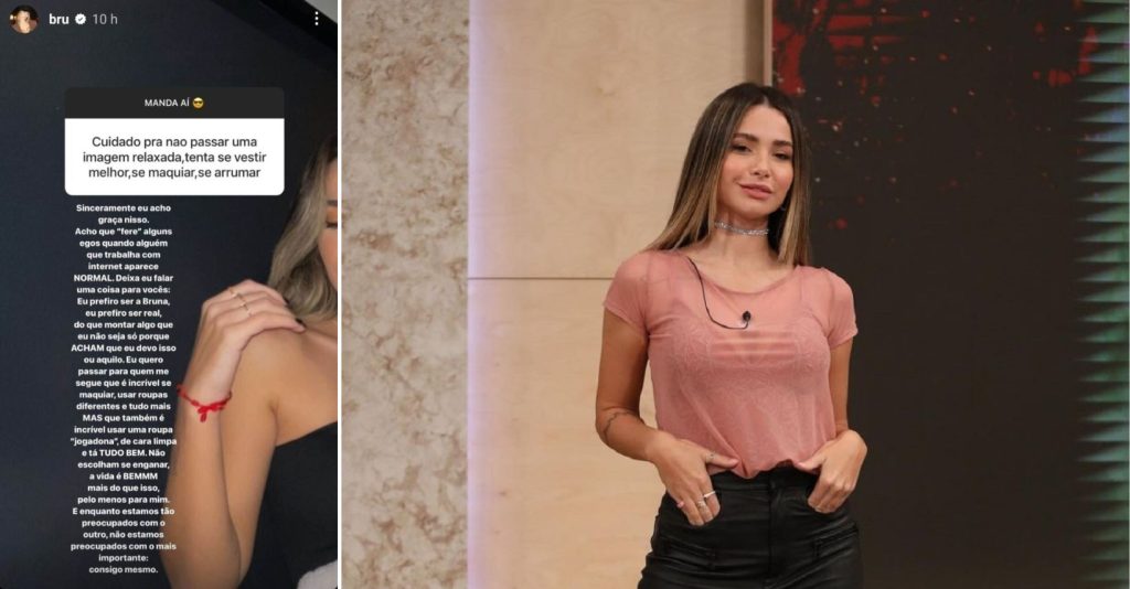 Bruna Gomes responde a crítico: “Prefiro ser real, do que montar algo que eu não seja”