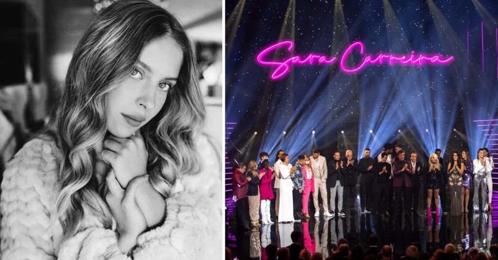 Polémica! Amigos de Sara Carreira afastados da gala.