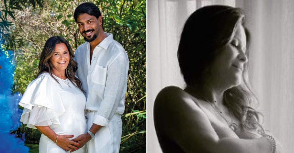 Completamente Nua: Carla Baía assinala o final da gravidez com uma bela foto!