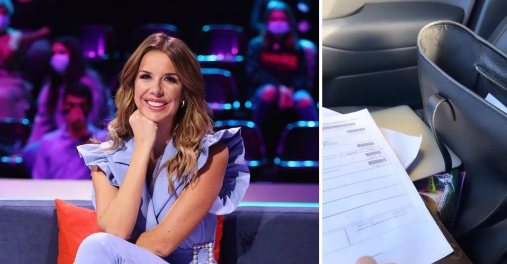 Pipoca mostra tudo oque trás na mala: carteira, bolachas, frasco de urina…