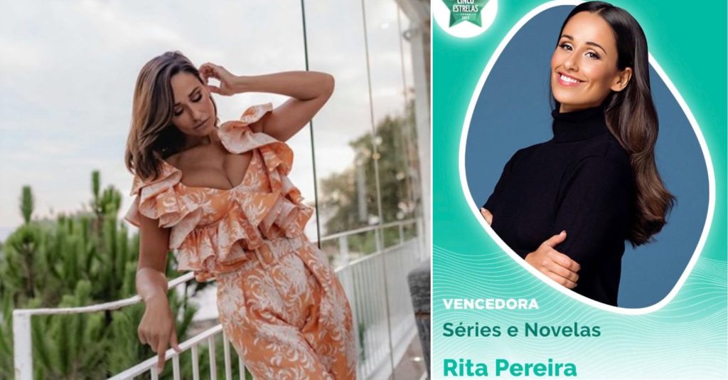 Rita Pereira vence prémio de Personalidade Cinco Estrelas: “Estou no caminho certo”