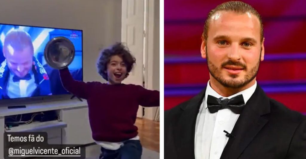 Filho de ‘Pipoca Mais Doce’ é fã de Miguel Vicente!