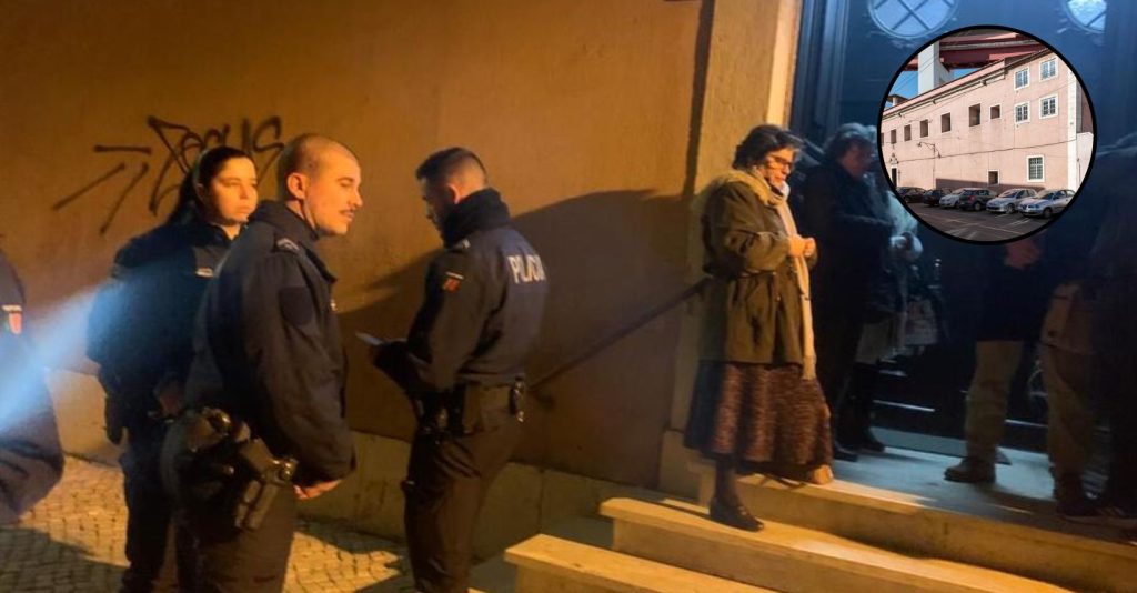 Cenas de pancadaria entre padre e fiéis, obrigam a intervenção policial e acaba em rezas na rua!