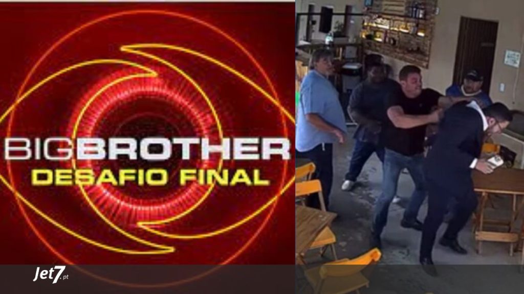 Vê as imagens! Antigo vencedor do “Big Brother” espanca dono de bar.