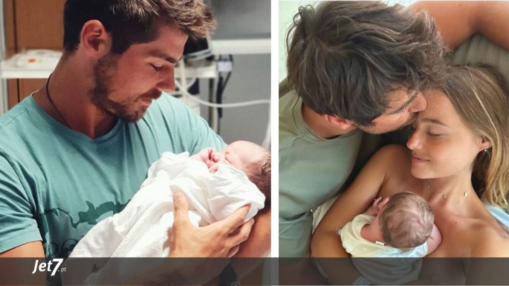 Lourenço Ortigão revela nova fotografia do filho recém-nascido já em casa