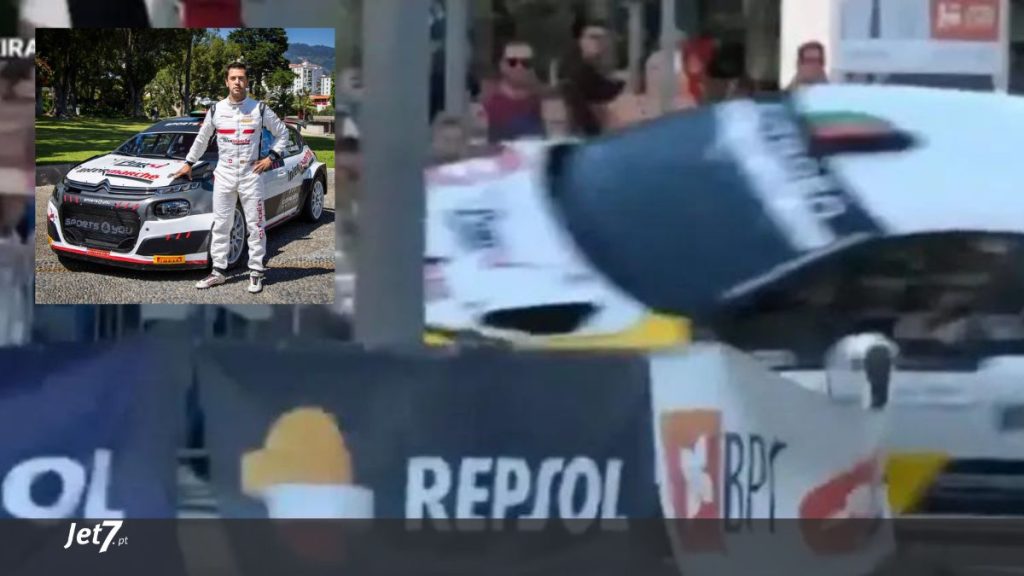 Veja! Ele é um perigo! Bernardo Sousa quase provoca tragédia em rally na ilha da Madeira. Pai mete as mãos à cabeça