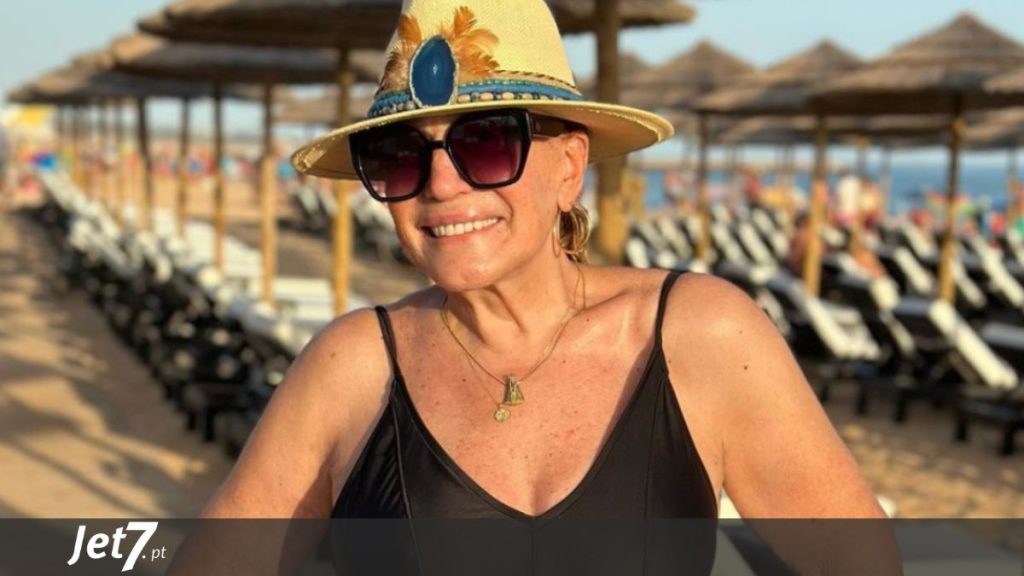 De férias em Portugal, Susana Vieira conquista elogios ao surgir em fato de banho. Veja!