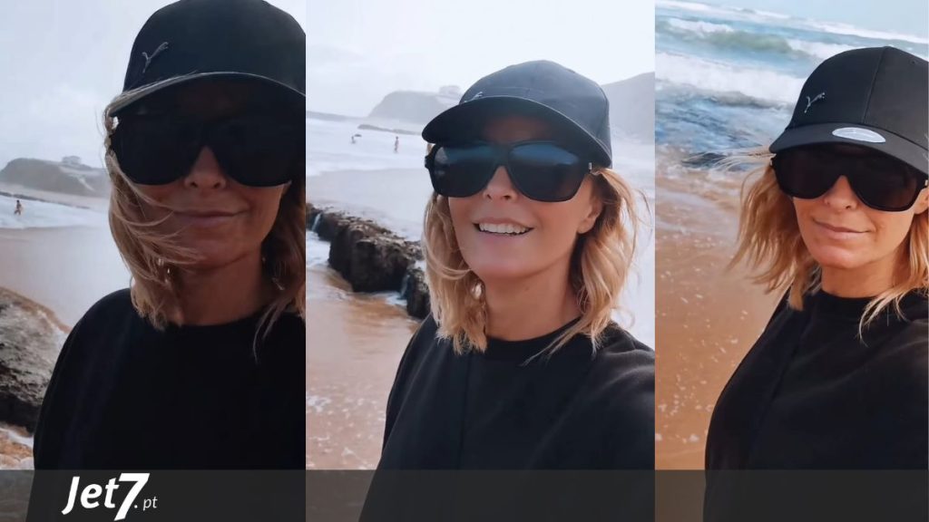 Nem a chuva a afastou da praia da Ericeira. Cristina Ferreira partilha vídeo com os fãs antes de iniciar mais uma gala do reality-show da TVI