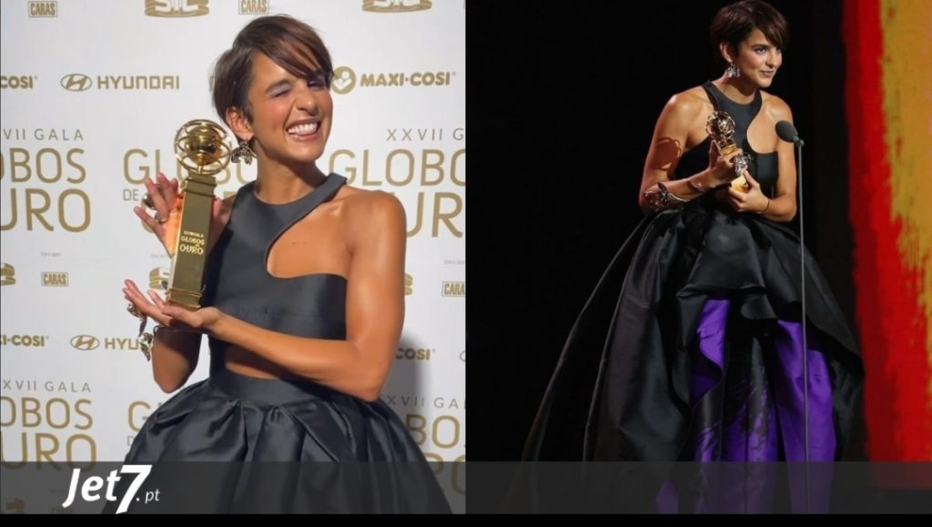 Veja as fotos! Bonita e Talentosa: SARA MATOS foi a Rainha dos Globos de Ouro 2023