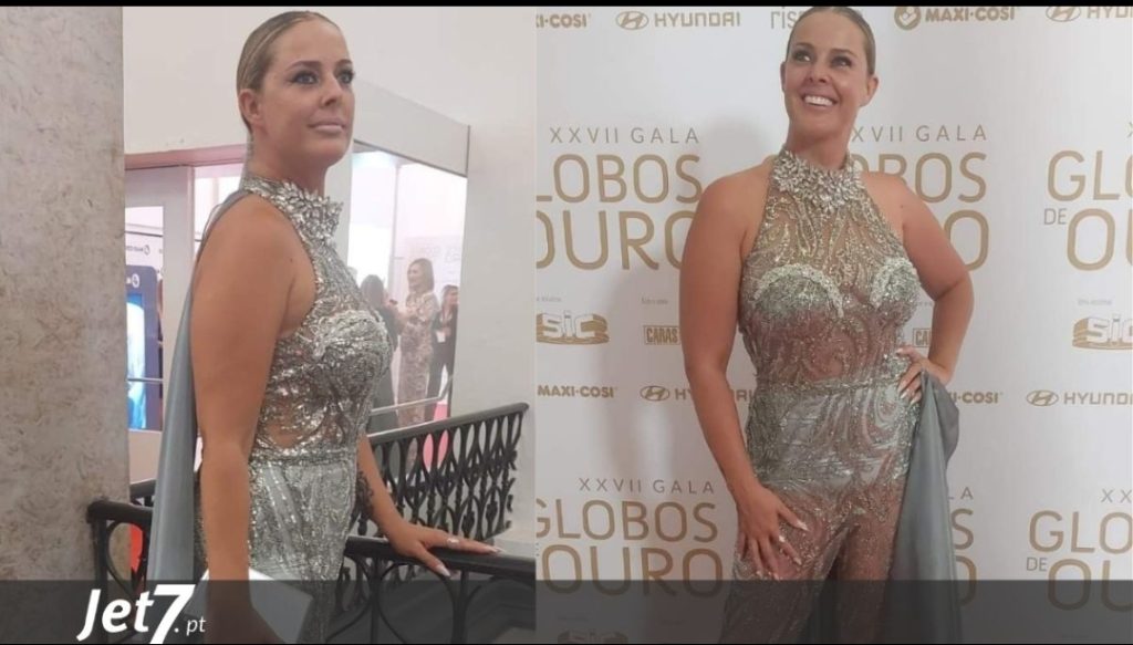 Pensa que já viu tudo? Cantora Micaela dá que falar na sua primeira vez nos Globos de Ouro pela exuberância .