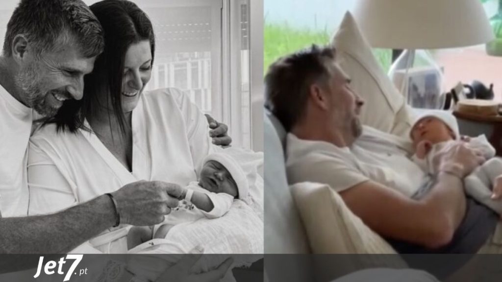 Que ternura! Pedro Pedro Bianchi Prata publicou um vídeo onde surge com o filho ao colo