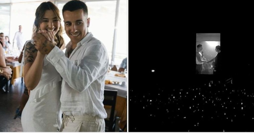 Veja o vídeo: Fernando Daniel pede namorada em casamento durante concerto no Porto
