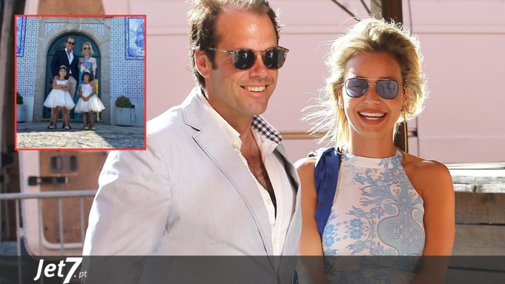 Veja fotografias inéditas! João Moura Caetano é padrinho das filhas de Luciana Abreu