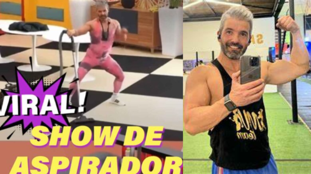 MOMENTO VIRAL: Hélder Teixeira da um “show” com aspirador de pó. VEJA!