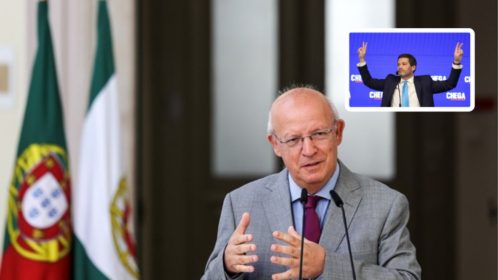 Augusto Santos Silva está fora do Parlamento e André Ventura comemora. VEJA!