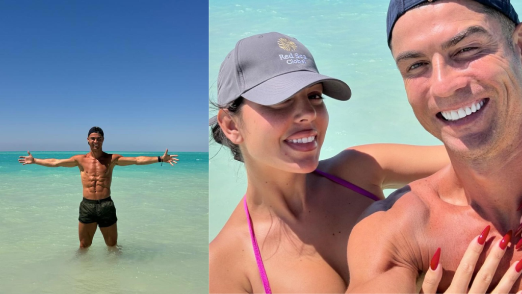 Cristiano Ronaldo e Georgina Rodríguez em novas demonstrações de carinho: “Dias Felizes”