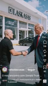 Descubra outro pormenor do vídeo no Instagram.